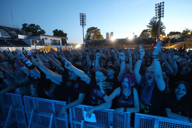 Zagreb: Sepultura held a concert at Salata Brazilian groove thrash metal band Sepultura held a concert at Salatap, in Zagreb, Croatia, on June 08 2026.  SlavkoxMidzor PIXSELL