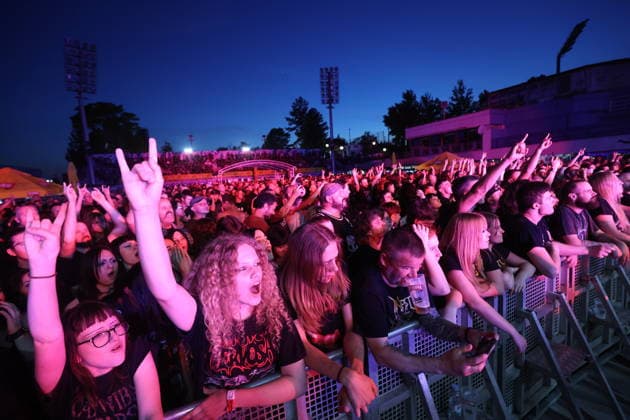 Zagreb: Sepultura held a concert at Salata Brazilian groove thrash metal band Sepultura held a concert at Salatap, in Zagreb, Croatia, on June 08 2026.  SlavkoxMidzor PIXSELL