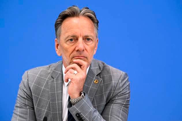 ABB BPK- Holger Münch Muench Praesident des Bundeskriminalamtes (BKA) Vorstellung der Statistik politisch motivierter Kriminalität (PMK) 2025 auf der BPK Bundespressekonferenz am 09.06.2026 in Berlin Berlin Deutschland *** ABB BPK Holger Münch Muench President of the Federal Criminal Police Office BKA Presentation of the statistics of politically motivated crime PMK 2025 at the BPK Federal Press Conference on 09 06 2026 in Berlin Berlin Germany