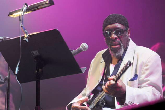 Der amerikanische Jazz-Gitarrist James Blood Ulmer beim 41. Moers Festival 2012. The American jazz guitarist James Blood Ulmer at the 41. Moers Festival 2012. Moers NRW DEU;DE;GERMANY;DEUTSCHLAND;ALLEMAGNE