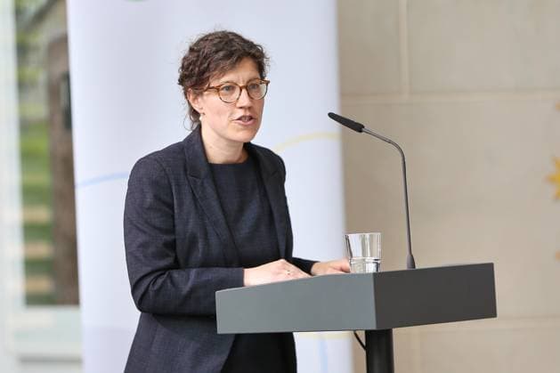 Berlin, Deutschland, 09.06.2026: Bundeskanzleramt: Preisverleihung startsocial2026 : Jutta Bodem-Schrötgens *** Berlin, Germany, 09 06 2026 Federal Chancellery Award ceremony startsocial2026 Jutta Bodem Schrötgens Copyright: xdtsxNachrichtenagenturx dts_122165
