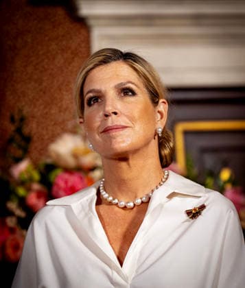 09-06-2026 Amsterdam Queen Maxima during the pressstatement after the welcome ceremony at the Dam palace on the 1st day of the 3 day statevisit to the Netherlands in Amsterdam. Â  Copyright: xPPEx