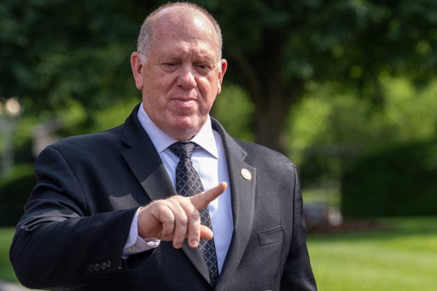June 9, 2026, Washington, Dc, United States: White House Border Czar Tom Homan speaks to the White House press corps about the upcoming New York ICE surge on June 9, 2026. Washington United States  - ZUMAl312 20260609_znp_l312_001 Copyright: xAndrewxLeydenx