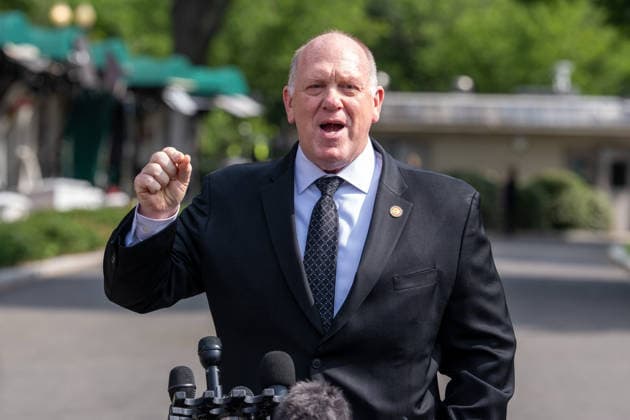 June 9, 2026, Washington, Dc, United States: White House Border Czar Tom Homan speaks to the White House press corps about the upcoming New York ICE surge on June 9, 2026. Washington United States  - ZUMAl312 20260609_znp_l312_009 Copyright: xAndrewxLeydenx