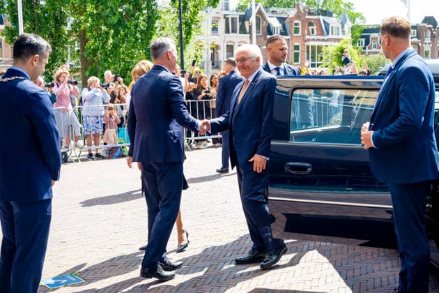 State visit of the Federal President of Germany. Amsterdam, the Netherlands. 9 Jun 2026 Federal President Frank-Walter Steinmeier during a visit to Resto Vanharte in Amsterdam, on the first day of the German president s three-day state visit to the Netherlands. Amsterdam The Netherlands  Copyright: xMischaxSchoemakerx