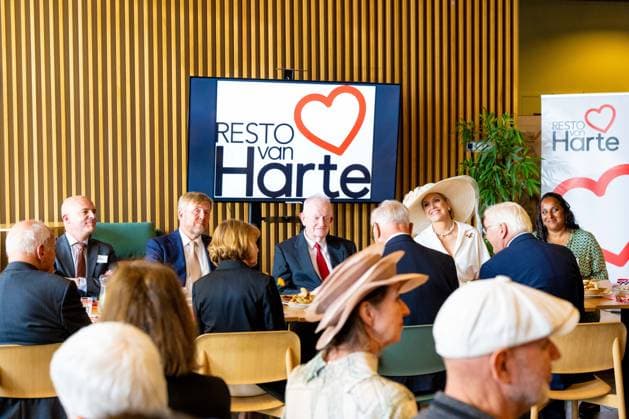 State visit of the Federal President of Germany. Amsterdam, the Netherlands. 9 Jun 2026 King Willem-Alexander, Queen Maxima, Federal President Frank-Walter Steinmeier, Every Budenbender when visiting Resto Vanharte in Amsterdam, on the first day of the German president s three-day state visit to the Netherlands. Amsterdam The Netherlands  Copyright: xMischaxSchoemakerx