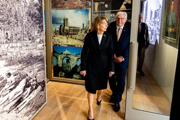 State visit of the Federal President of Germany. Amsterdam, the Netherlands. 9 Jun 2026 Federal President Frank-Walter Steinmeier, Elke Budenbender at the Holocaust Museum in Amsterdam, on the first day of the German president s three-day state visit to the Netherlands. Amsterdam The Netherlands  Copyright: xDPPA PatrickxvanxKatwijkx
