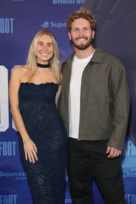 June 9, 2026: HOLLY STEPHENS and DAVID MCCREDIE attends the Australian Premiere of Backfoot at Hoyts Entertainment Quarter on June 09, 2026 in Sydney, Australia  - ZUMAa155 20260609_aaa_a155_023 Copyright: xChristopherxKhouryx
