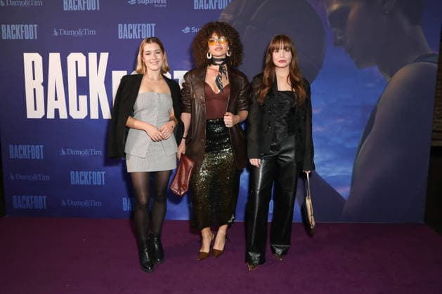 June 9, 2026: KYA STEWART (R) attends the Australian Premiere of Backfoot at Hoyts Entertainment Quarter on June 09, 2026 in Sydney, Australia  - ZUMAa155 20260609_aaa_a155_055 Copyright: xChristopherxKhouryx