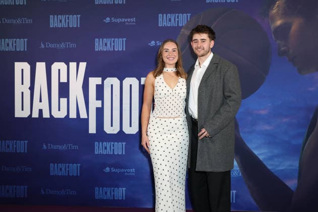 June 9, 2026: ALEX HELLSTROM (R) attends the Australian Premiere of Backfoot at Hoyts Entertainment Quarter on June 09, 2026 in Sydney, Australia  - ZUMAa155 20260609_aaa_a155_061 Copyright: xChristopherxKhouryx