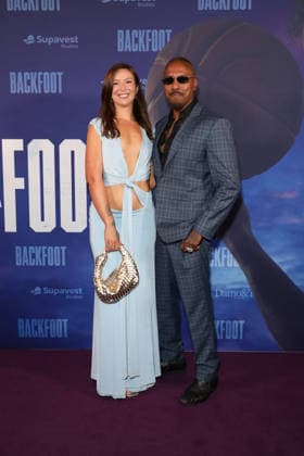 June 9, 2026: KELSEY ZEPERNICK and ASH SELVA attends the Australian Premiere of Backfoot at Hoyts Entertainment Quarter on June 09, 2026 in Sydney, Australia  - ZUMAa155 20260609_aaa_a155_070 Copyright: xChristopherxKhouryx