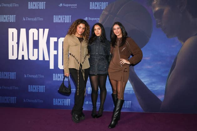 June 9, 2026: RECHELLE MANSOUR, NADINE BISHAY and ALANA MANSOUR attend the Australian Premiere of Backfoot at Hoyts Entertainment Quarter on June 09, 2026 in Sydney, Australia  - ZUMAa155 20260609_aaa_a155_088 Copyright: xChristopherxKhouryx