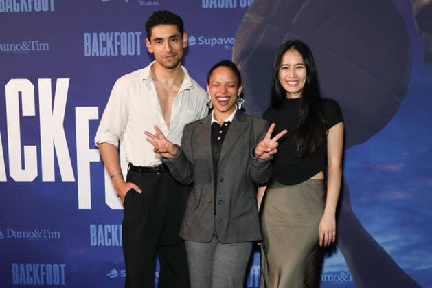 June 9, 2026: DARIUS WILLIAMS, SISI STRINGER and ANA THU NGUYEN attend the Australian Premiere of Backfoot at Hoyts Entertainment Quarter on June 09, 2026 in Sydney, Australia  - ZUMAa155 20260609_aaa_a155_095 Copyright: xChristopherxKhouryx
