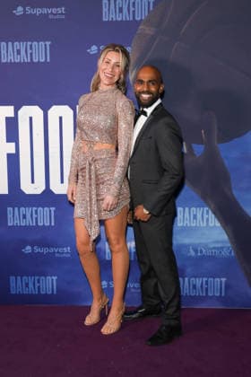 June 9, 2026: RUVEN GOVENDER (R) attends the Australian Premiere of Backfoot at Hoyts Entertainment Quarter on June 09, 2026 in Sydney, Australia  - ZUMAa155 20260609_aaa_a155_117 Copyright: xChristopherxKhouryx