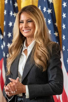 June 9, 2026, Washington, Dc, United States: First Lady Melania Trump honors AmericaÃ¢â‚¬â ¢s next generation of leading artificial intelligence innovators during the Presidential AI Challenge Awards Ceremony in Washington, D.C., on June 9, 2026. The event recognized outstanding student achievement and innovation in artificial intelligence. Washington United States  - ZUMAl312 20260609_znp_l312_018 Copyright: xAndrewxLeydenx