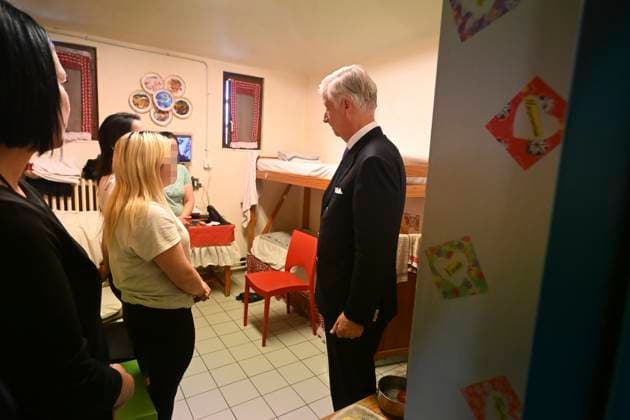 The King Visits The Antwerp Prison ANTWERPEN, BELGIUM - JUNE 9 : King Philippe is paying a working visit to Antwerp Prison. During the visit, he will be briefed on the impact of overcrowding on life in Belgian prisons and on the staff s commitment to finding solutions in these difficult circumstances...on June 09, 2026 in Antwerpen, Belgium, 09 06 2026 Antwerpen Belgium  Copyright: xBertxVanxDenxBrouckex