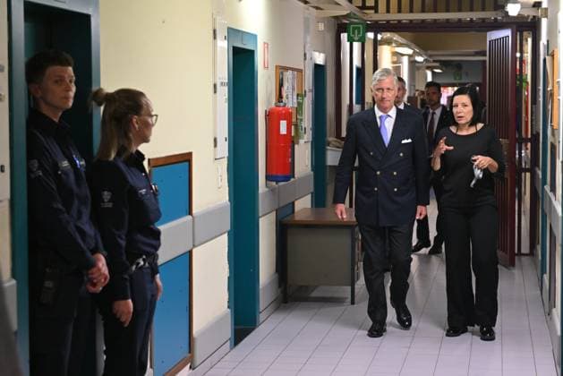 The King Visits The Antwerp Prison ANTWERPEN, BELGIUM - JUNE 9 : King Philippe is paying a working visit to Antwerp Prison. During the visit, he will be briefed on the impact of overcrowding on life in Belgian prisons and on the staff s commitment to finding solutions in these difficult circumstances...on June 09, 2026 in Antwerpen, Belgium, 09 06 2026 Antwerpen Belgium  Copyright: xBertxVanxDenxBrouckex