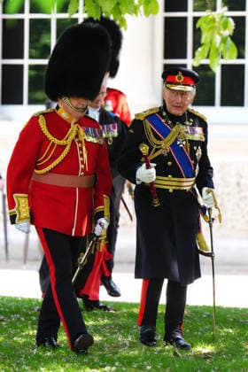 Grenadier Guards receive new Colours King Charles III arrives for a ceremony to present the Grenadier Guards with their new Colours at Buckingham Palace in London. Picture date: Tuesday June 9, 2026., Credit:Aaron Chown PA ROTA - B68 Avalon UK, London  Copyright: xAaronxChownx xPAxROTAx-xB68x xAvalonx 1109128149