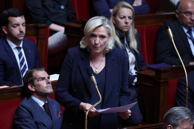 AssembleÌe Nationale - QAG du 9 juin 2026 Marine Le Pen SÃ ance des Questions d ActualitÃ s au Gouvernement Ã l AssembleÌe Nationale Ã Paris, le 9 juin 2026. Question Period on Current Affairs with the Government at the National Assembly in Paris, June 9, 2026.  Copyright: xFabricexChasseryx