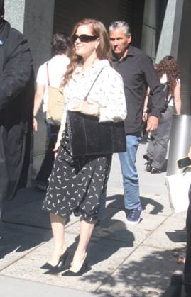 Celebrity, Amy Adams unterwegs in New York New York NY June 09: Amy Adams on Live with Kelly & Mark to talk about new movie version of Capr Fear in New York. June 09, 2026. Copyright: xRW Mediapunchx