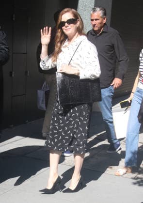 Celebrity, Amy Adams unterwegs in New York New York NY June 09: Amy Adams on Live with Kelly & Mark to talk about new movie version of Capr Fear in New York. June 09, 2026. Copyright: xRW Mediapunchx