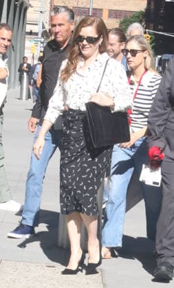 Celebrity, Amy Adams unterwegs in New York New York NY June 09: Amy Adams on Live with Kelly & Mark to talk about new movie version of Capr Fear in New York. June 09, 2026. Copyright: xRW Mediapunchx