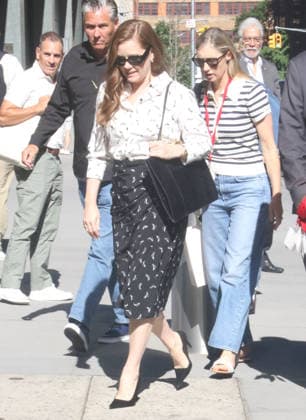 Celebrity, Amy Adams unterwegs in New York New York NY June 09: Amy Adams on Live with Kelly & Mark to talk about new movie version of Capr Fear in New York. June 09, 2026. Copyright: xRW Mediapunchx