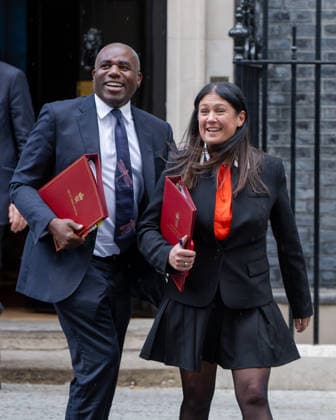 June 9, 2026, London, England, United Kingdom: DAVID LAMMY, Deputy Prime Minister and Justice Secretary, and LISA NANDY, Secretary of State for Culture, Media and Sport, leave 10 Downing Street after a Cabinet Meeting. London United Kingdom - ZUMAk172 20260609_zip_k172_118 Copyright: xThomasxKrychx