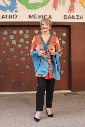 Celebrity, Antonio Banderas am Broadway in Malaga June 9, 2026, Malaga, Spain: Broadway great lady Patti Lupone at the doors of the Antonio Banderas Theater, Teatro Soho Caixabank in Malaga - ZUMAc161 20260609_zap_c161_014 Copyright: xLorenzoxCarnerox