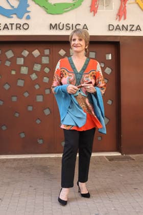 Celebrity, Antonio Banderas am Broadway in Malaga June 9, 2026, Malaga, Spain: Broadway great lady Patti Lupone at the doors of the Antonio Banderas Theater, Teatro Soho Caixabank in Malaga - ZUMAc161 20260609_zap_c161_008 Copyright: xLorenzoxCarnerox