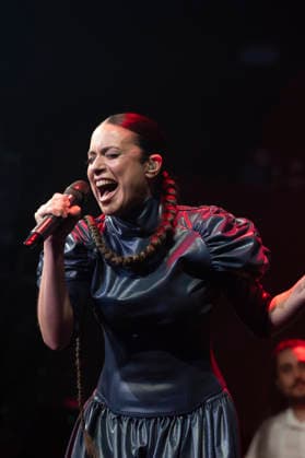 Blanca Paloma Performs in Madrid, Spain - 9 Jun 2026 Singer Blanca Paloma performs during her album launch performance, Trenza Magno, at the Teatro Magno in Madrid. Madrid Spain Copyright: xAtilanoxGarciax xSOPAxImagesx photos22640