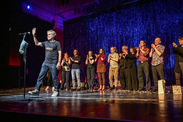 Letzter Videoschnipselabend mit Jürgen Kuttne an der Volksbühne ** NUR FÜR REDAKTIONELLE ZWECKE ** EDITORIAL USE ONLY **<p>Letzter Videoschnipselabend mit Jürgen Kuttne an der Volksbühne, fotografiert am 09.06.2026 in Berlin. Berlin Berlin Berlin Copyright: MaurizioxGambarini *** Last video snippet evening with Jürgen Kuttne at the Volksbühne FOR EDITORIAL PURPOSES ONLY EDITORIAL USE ONLY p Last video snippet evening with Jürgen Kuttne at the Volksbühne, photographed on 09 06 2026 in Berlin Berlin Berlin Berlin Copyright MaurizioxGambarini Copyright: MaurizioxGambarini doc867xtaluq6d1cdutthg0 ,EDITORIAL USE ONLY