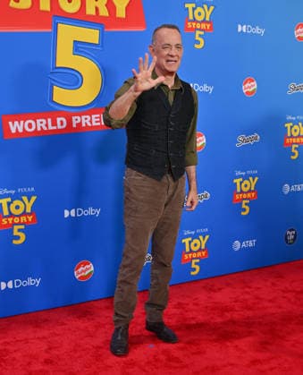 Disney And Pixar™s ˜Toy Story 5™ Los Angeles Premiere Tom Hanks arriving to Disney and Pixar™s Toy Story 5 Los Angeles premiere held at the Dolby Theatre on June 9, 2026 in Hollywood, CA. Hollywood Dolby Theatre California USA Copyright: xLisaxOConnorx xAFF-USA.comx