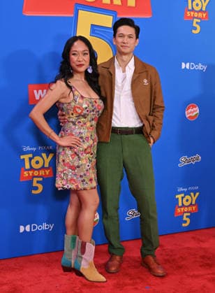 Disney And Pixar™s ˜Toy Story 5™ Los Angeles Premiere Shelby Rabara and Harry Shum Jr. arriving to Disney and Pixar™s Toy Story 5 Los Angeles premiere held at the Dolby Theatre on June 9, 2026 in Hollywood, CA. Hollywood Dolby Theatre California USA Copyright: xLisaxOConnorx xAFF-USA.comx