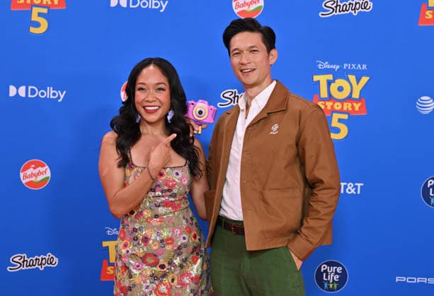 Disney And Pixar™s ˜Toy Story 5™ Los Angeles Premiere Shelby Rabara and Harry Shum Jr. arriving to Disney and Pixar™s Toy Story 5 Los Angeles premiere held at the Dolby Theatre on June 9, 2026 in Hollywood, CA. Hollywood Dolby Theatre California USA Copyright: xLisaxOConnorx xAFF-USA.comx