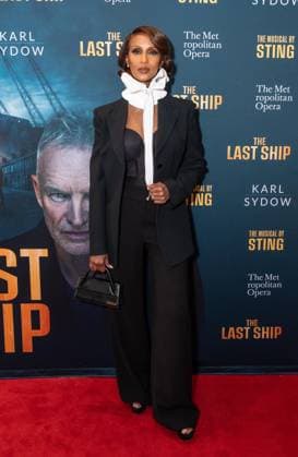 June 9, 2026, Bronx, New York, USA: Iman attends Opening night for The Last Ship musical starring Sting and Shaggy at Metropolitan Opera in New York, NY on June 9, 2026. Bronx USA - ZUMAr339 20260609_znp_r339_014 Copyright: xLevxRadinx