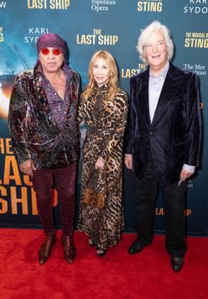 June 9, 2026, Bronx, New York, USA: Maureen Van Zandt, Steven Van Zandt and Karl Sydow attend Opening night for The Last Ship musical starring Sting and Shaggy at Metropolitan Opera in New York, NY on June 9, 2026. Bronx USA - ZUMAr339 20260609_znp_r339_039 Copyright: xLevxRadinx