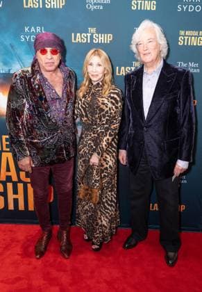 June 9, 2026, Bronx, New York, USA: Maureen Van Zandt, Steven Van Zandt and Karl Sydow attend Opening night for The Last Ship musical starring Sting and Shaggy at Metropolitan Opera in New York, NY on June 9, 2026. Bronx USA - ZUMAr339 20260609_znp_r339_040 Copyright: xLevxRadinx