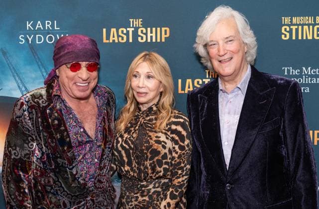 June 9, 2026, Bronx, New York, USA: Maureen Van Zandt, Steven Van Zandt and Karl Sydow attend Opening night for The Last Ship musical starring Sting and Shaggy at Metropolitan Opera in New York, NY on June 9, 2026. Bronx USA - ZUMAr339 20260609_znp_r339_041 Copyright: xLevxRadinx