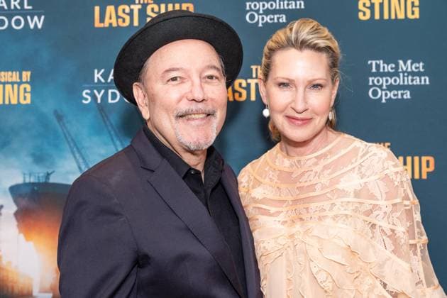 June 9, 2026, Bronx, New York, USA: Ruben Blades and Luba Mason attend Opening night for The Last Ship musical starring Sting and Shaggy at Metropolitan Opera in New York, NY on June 9, 2026. Bronx USA - ZUMAr339 20260609_znp_r339_055 Copyright: xLevxRadinx