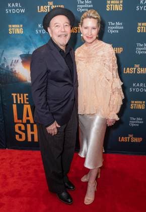 June 9, 2026, Bronx, New York, USA: Ruben Blades and Luba Mason attend Opening night for The Last Ship musical starring Sting and Shaggy at Metropolitan Opera in New York, NY on June 9, 2026. Bronx USA - ZUMAr339 20260609_znp_r339_056 Copyright: xLevxRadinx