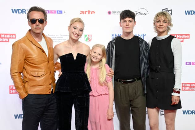 Lucas Gregorowicz, Helena Zengel, Hanna Heckt, Roman Wieland und Luise Heyer bei der Premiere der WDR Arte-Serie Westend Girl auf dem 12. Seriencamp Festivals 2026 im Cinenova. Köln, 09.06.2026 *** Lucas Gregorowicz, Helena Zengel, Hanna Heckt, Roman Wieland and Luise Heyer at the premiere of the WDR Arte series Westend Girl at the 12 Series Camp Festival 2026 at Cinenova Cologne, 09 06 2026 Foto:xC.xAdolph xFuturexImagex westend_6604