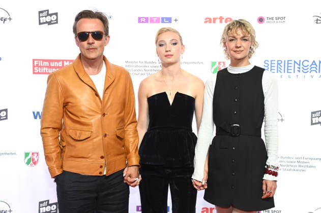 Lucas Gregorowicz, Helena Zengel und Luise Heyer bei der Premiere der WDR Arte-Serie Westend Girl auf dem 12. Seriencamp Festivals 2026 im Cinenova. Köln, 09.06.2026 *** Lucas Gregorowicz, Helena Zengel and Luise Heyer at the premiere of the WDR Arte series Westend Girl at the 12 Series Camp Festival 2026 at Cinenova Cologne, 09 06 2026 Foto:xC.xAdolph xFuturexImagex westend_6608