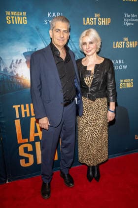 The Last Ship Revival Opening Night at the Metropolitan Opera House in New York, USA - 09 Jun 2026 (L-R) Michael Imperioli and Victoria Imperioli attend The Last Ship Revival Opening Night at the Metropolitan Opera House. New York United States Copyright: xRonxAdarx xSOPAxImagesx _radar_broadway_06092026_00143