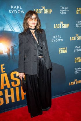 The Last Ship Revival Opening Night at the Metropolitan Opera House in New York, USA - 09 Jun 2026 Gina Gershon attends The Last Ship Revival Opening Night at the Metropolitan Opera House. New York United States Copyright: xRonxAdarx xSOPAxImagesx _radar_broadway_06092026_00476