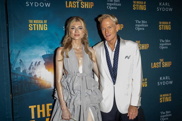 The Last Ship Revival Opening Night at the Metropolitan Opera House in New York, USA - 09 Jun 2026 (L-R) Sophie Sumner and Daniel Benedict attend The Last Ship Revival Opening Night at the Metropolitan Opera House. New York United States Copyright: xRonxAdarx xSOPAxImagesx _radar_broadway_06092026_00666