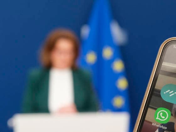 European Commission Imposes Interim Measures on Meta - Brussels Teresa Ribera Rodriguez, European Commissioner for the Green Deal, speaks to the media at the Berlaymont, headquarters of the European Commission in Brussels, Belgium on June 9, 2026, as the EU orders Meta to restore free access to WhatsApp for competing AI assistants, overturning a policy that blocked competition and favored its own service, Meta AI, while a full antitrust investigation into Meta s dominant position continues. Photo by Monasse T ANDBZ ABACAPRESS.COM Brussels Brussels-Capital Belgium  Copyright: xMonassexThierry ANDBZ ABACAx