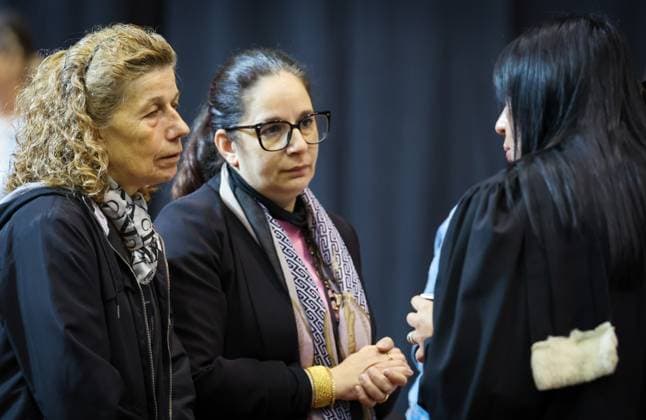 Civil party Anna Imperial (sister of deceased victims Salvatore and Michelina Imperiale) and Civil party lawyer Elena d Agristina pictured during the trial of P. and A. Falzone, at the Court of Appeal of Mons, on Wednesday 10 June 2026. The trial of the two men concerns the 2022 tragedy in Strepy-Bracquegnies, where a car plowed into a carnival parade around 5:00. Six people died at the scene, and a seventh months later in the hospital. P. Falzone is charged with seven murder and 81 attempted murder. A. Falzone with failure to render aid to a person in danger.  VIRGINIExLEFOUR 176957374