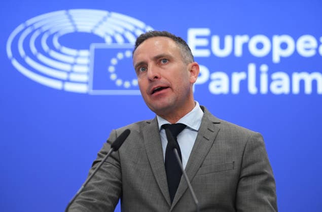 MEPs Tobe, Sippel, Buxade and Keller discuss EU Migration and Asylum Pact BRUSSELS, BELGIUM – JUNE 10: Member of the European Parliament Tomas Tobe speaks during a press conference held by MEPs from different political groups on the European Union Migration and Asylum Pact and the European Parliament s role in its implementation at the European Parliament in Brussels, Belgium, on June 10, 2026. The pact is set to enter into force on June 12. Dursun Aydemir Anadolu Brussels Belgium. Editorial use only. Please get in touch for any other usage.  Copyright: x2026xAnadoluxDursunxAydemirx