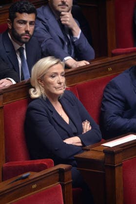 Session of Questions to The Government - Paris Marine Lepen president of the RN parliamentary group during a question session to the government national assembly Paris 09 June 2026 Photo by Karim Ait Adjedjou ABACAPRESS.COM Paris Ile-de-France France  Copyright: xAitxAdjedjouxKarim ABACAx